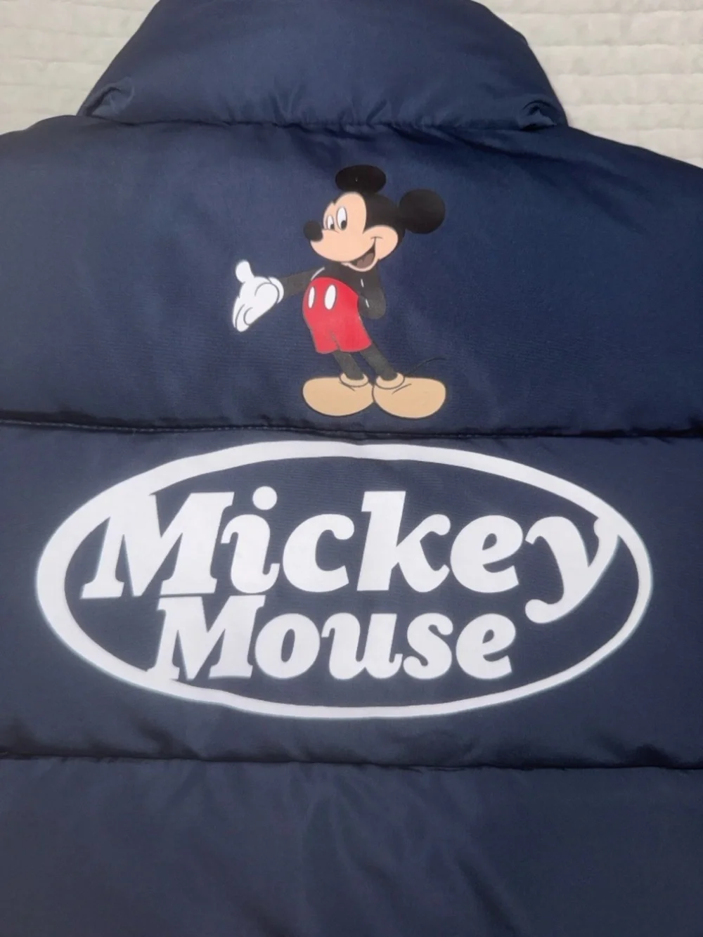 Disney Mickey Mouse Navy Kids Puffer Vest